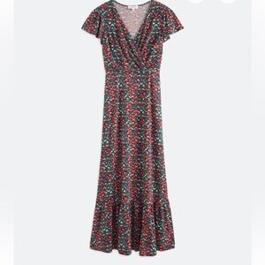 Gilli Earth Tones Floral Maxi Dress